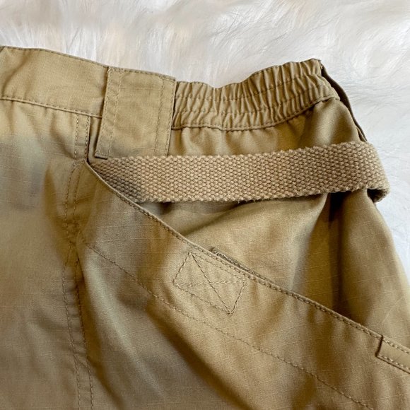 5.11 Tactical Shorts Cargo Utility Taclite Pro 9" Ripstop Tan Khaki Plus Size 18 - Picture 12 of 12